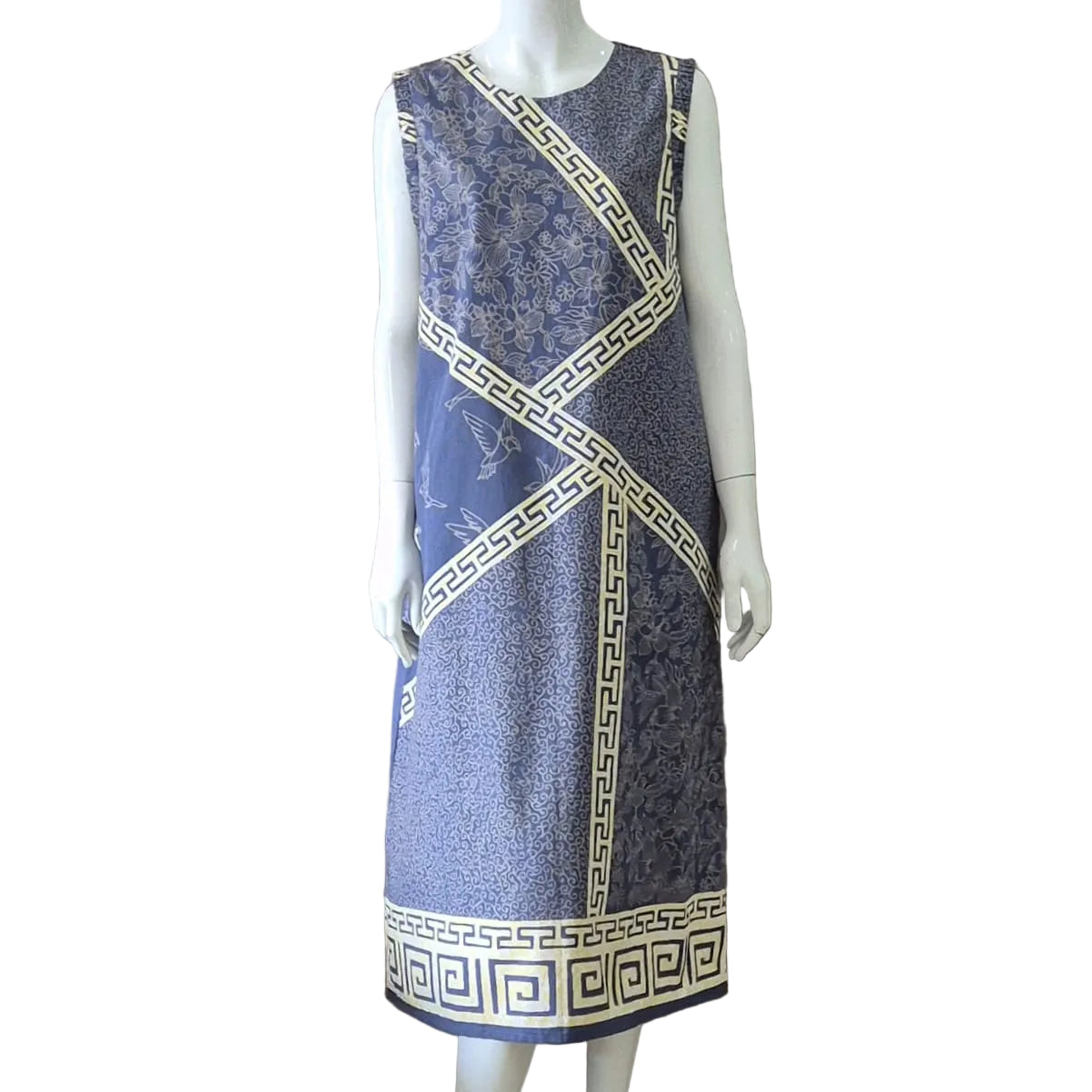 Gathered Sleeveless Dress - XL