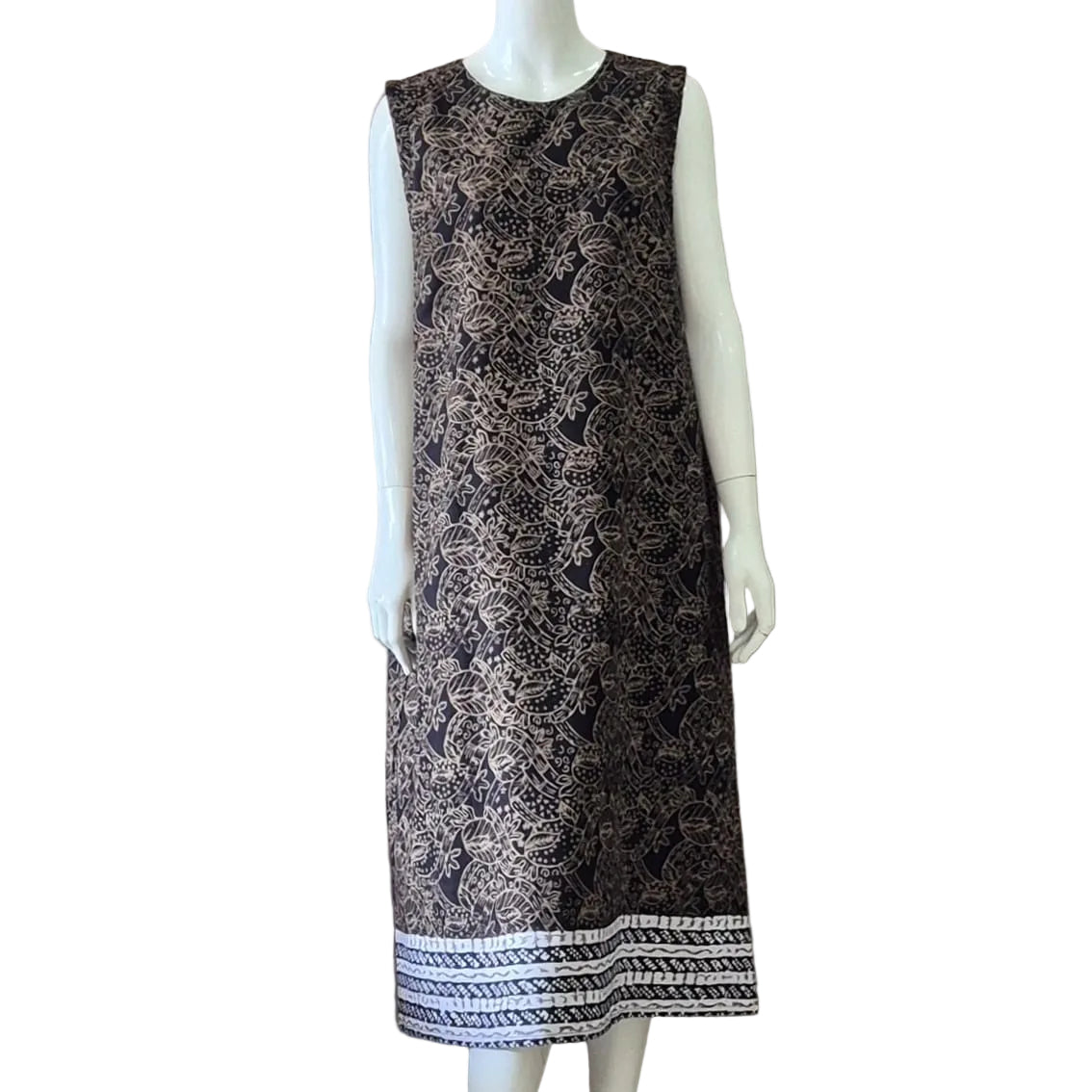 Gathered Sleeveless Dress - XL