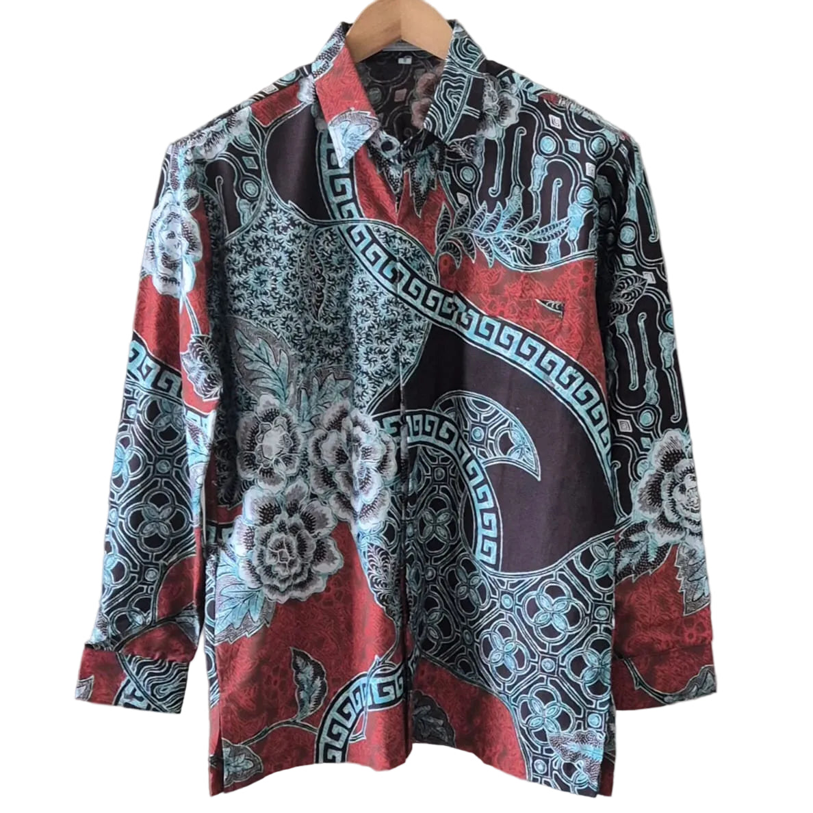 Regular Batik Men's Long Sleeve Shirt