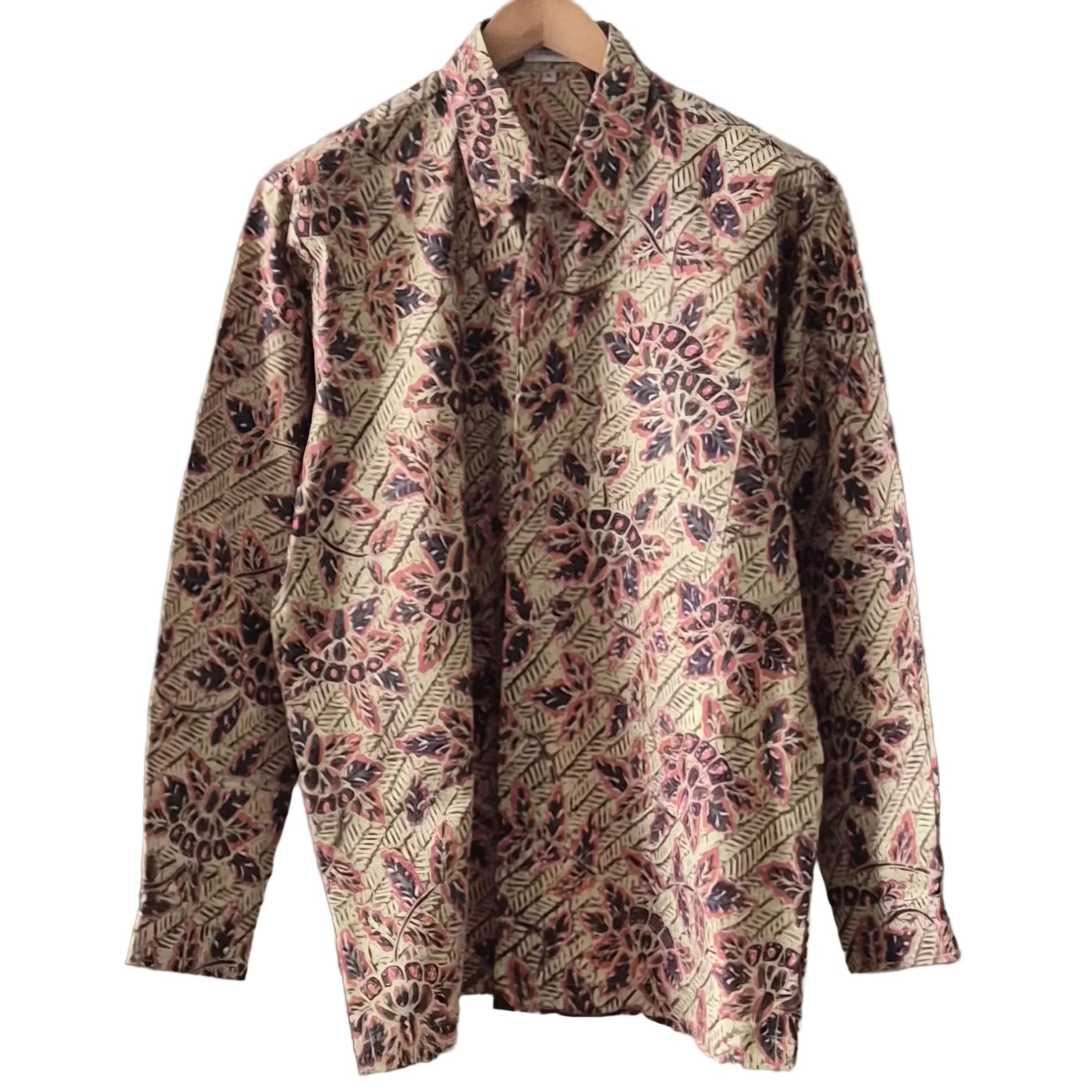 Premium Batik Tulis Men's Select Long Sleeve Shirt - XL