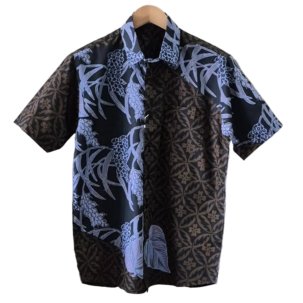 Batik Men's Short Sleeve Shirt - M