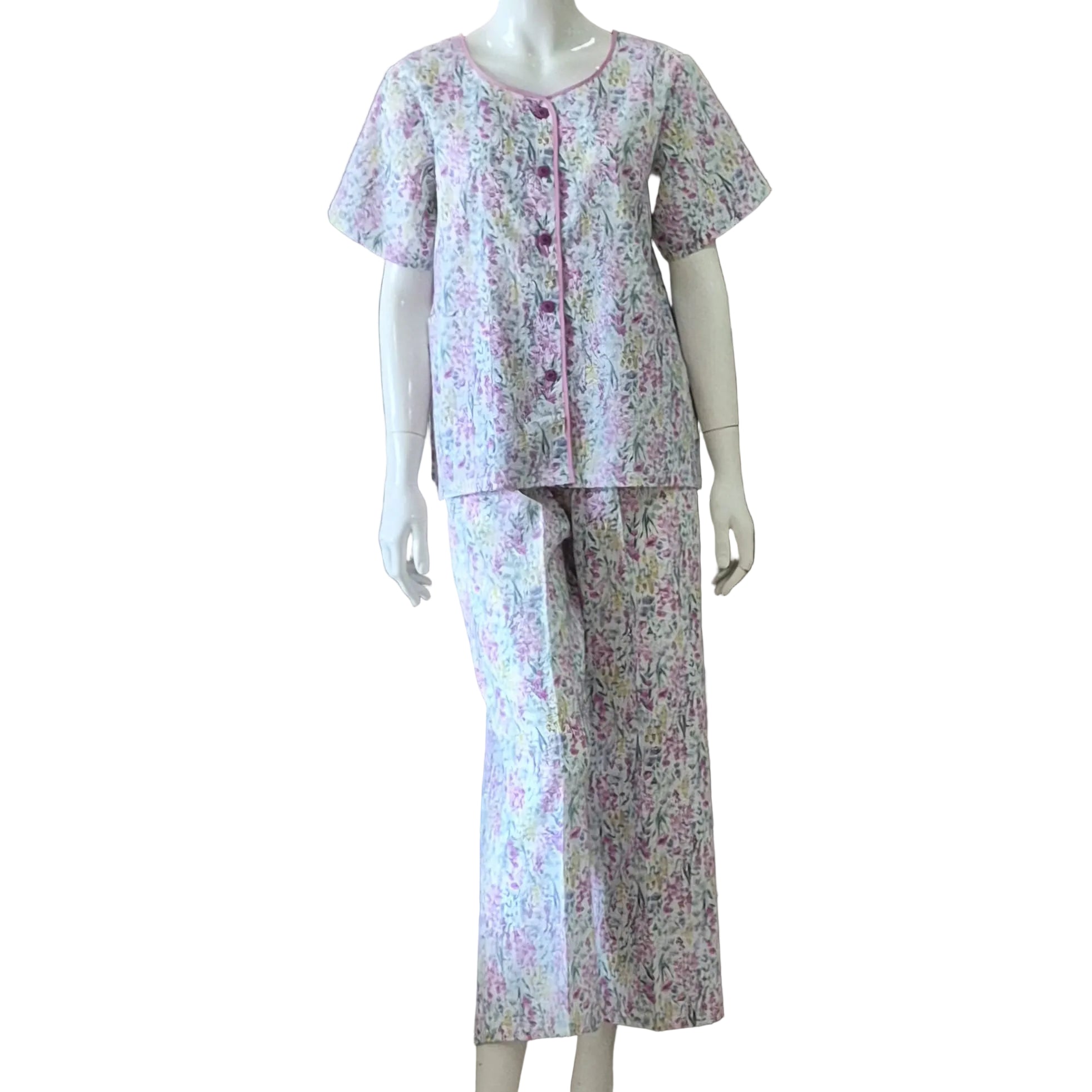 Half Sleeve Pyjamas with triming