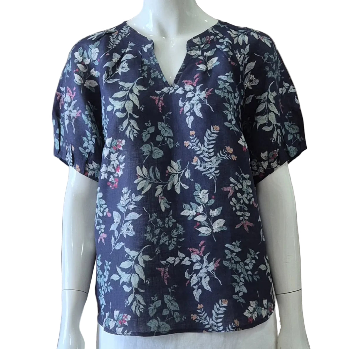 JP Linen Short Sleeve Top