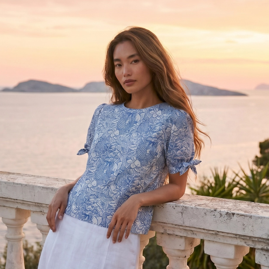 JP Top with puff sleeve