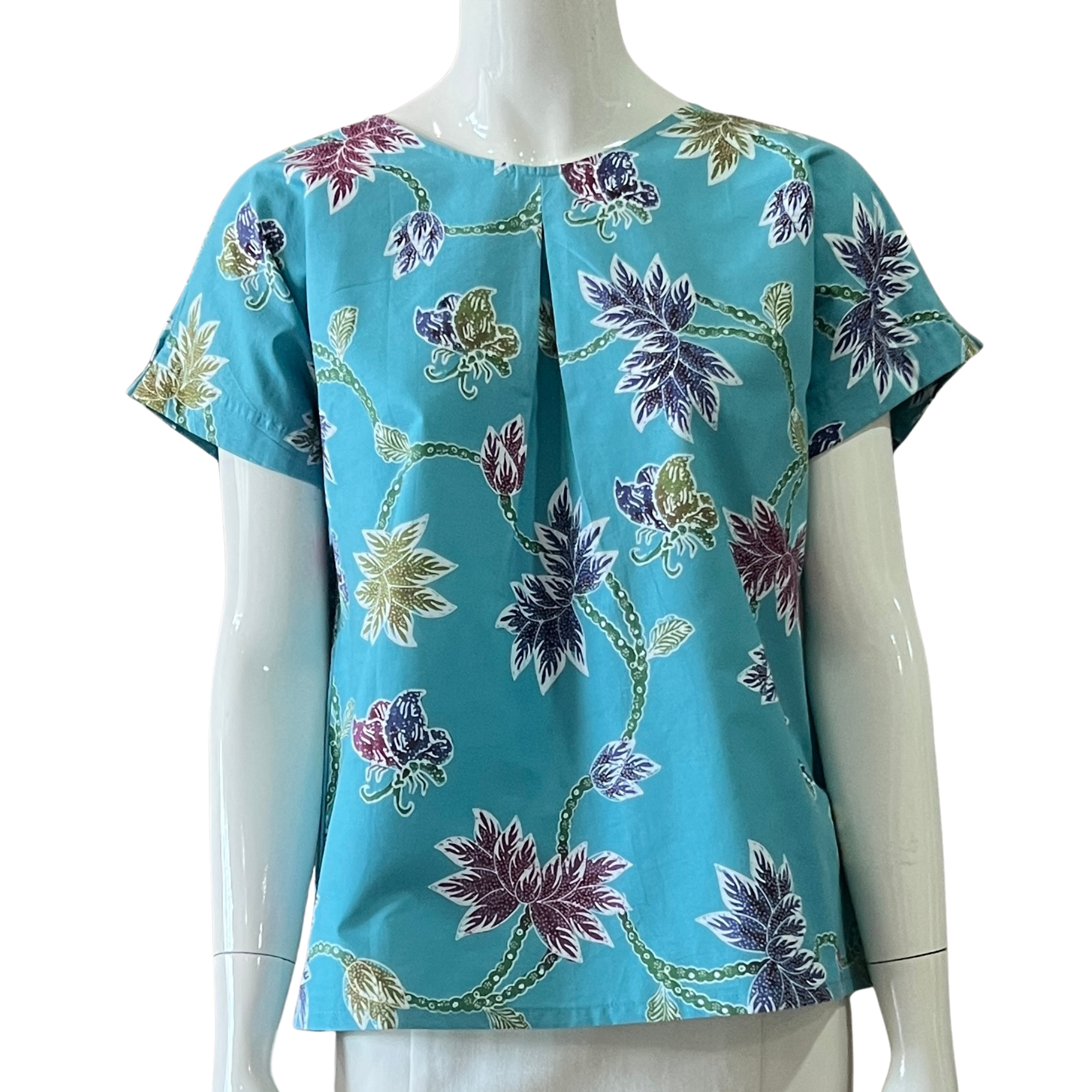 V Neck Tuck Top - L