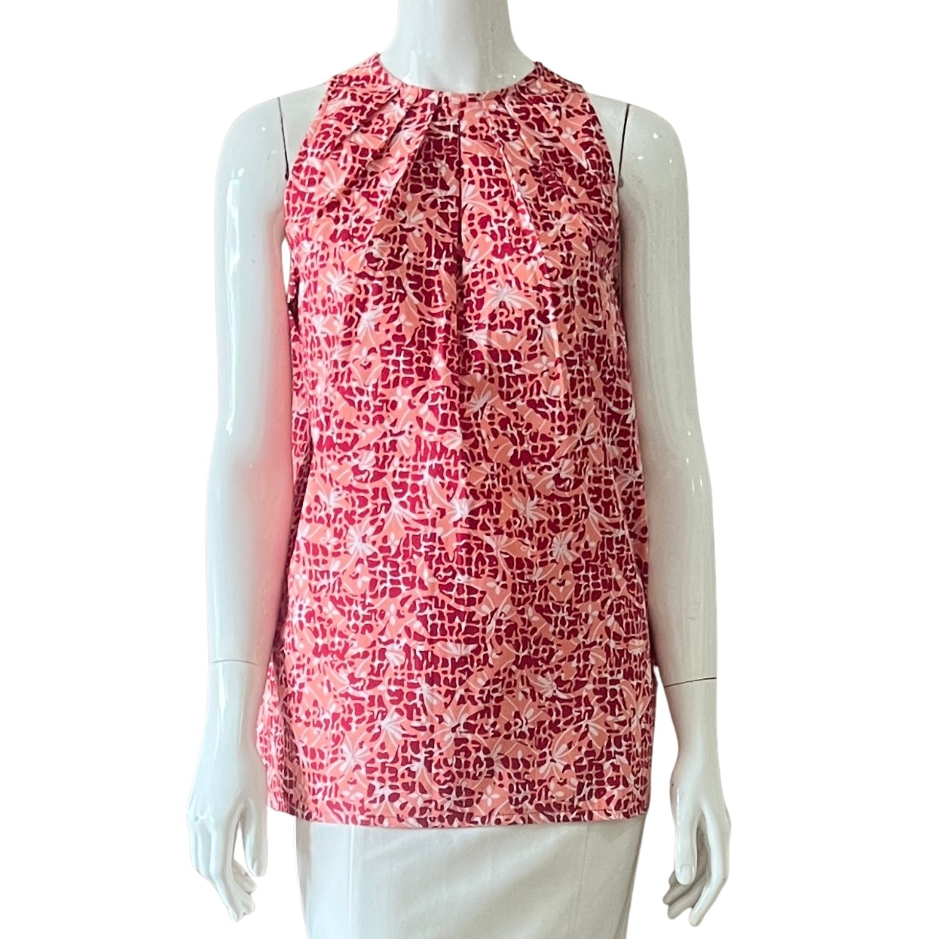 Ruffle Neck Tunic - S
