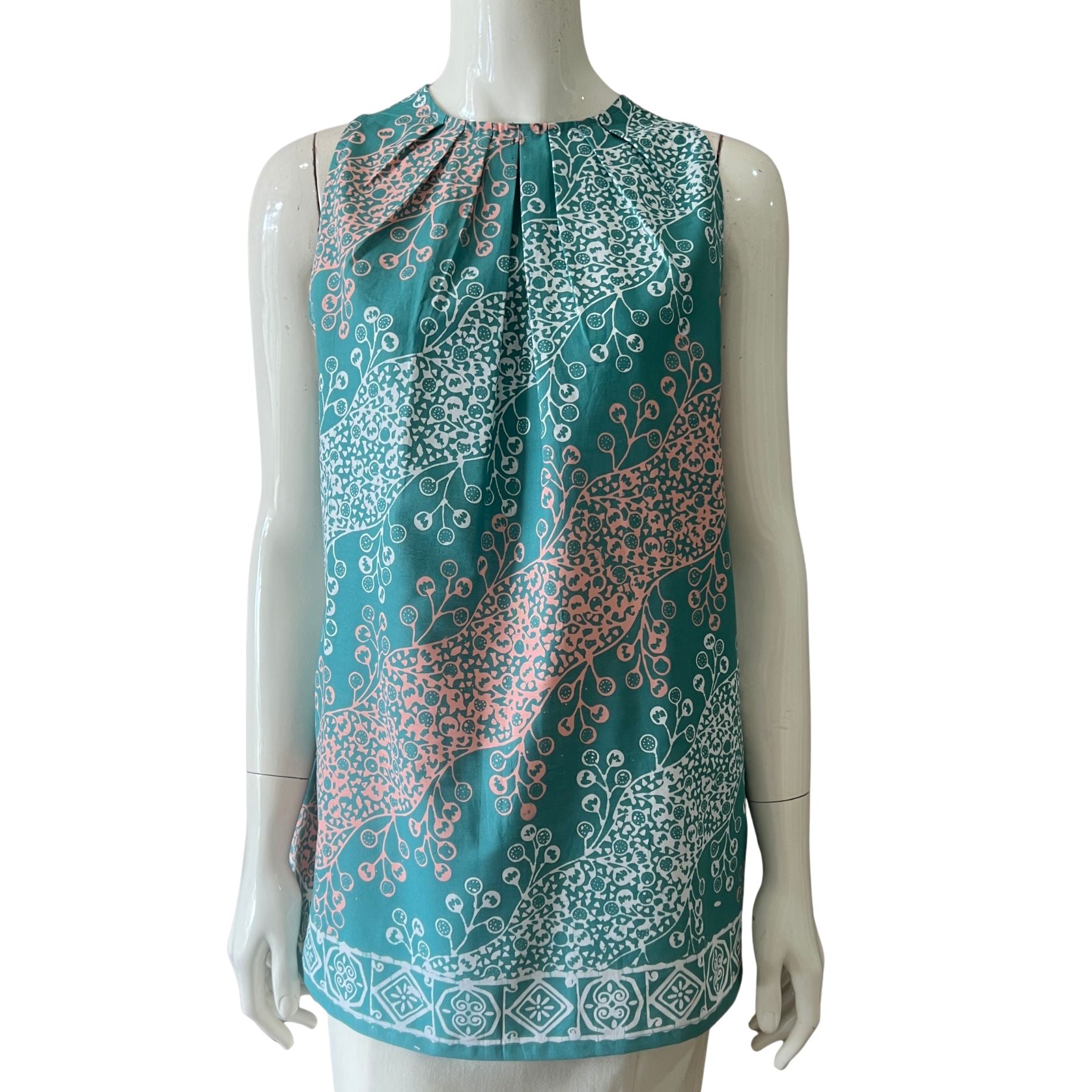 Ruffle Neck Tunic - L