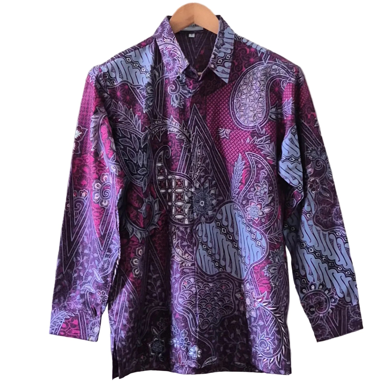 Regular Batik Men's Long Sleeve Shirt