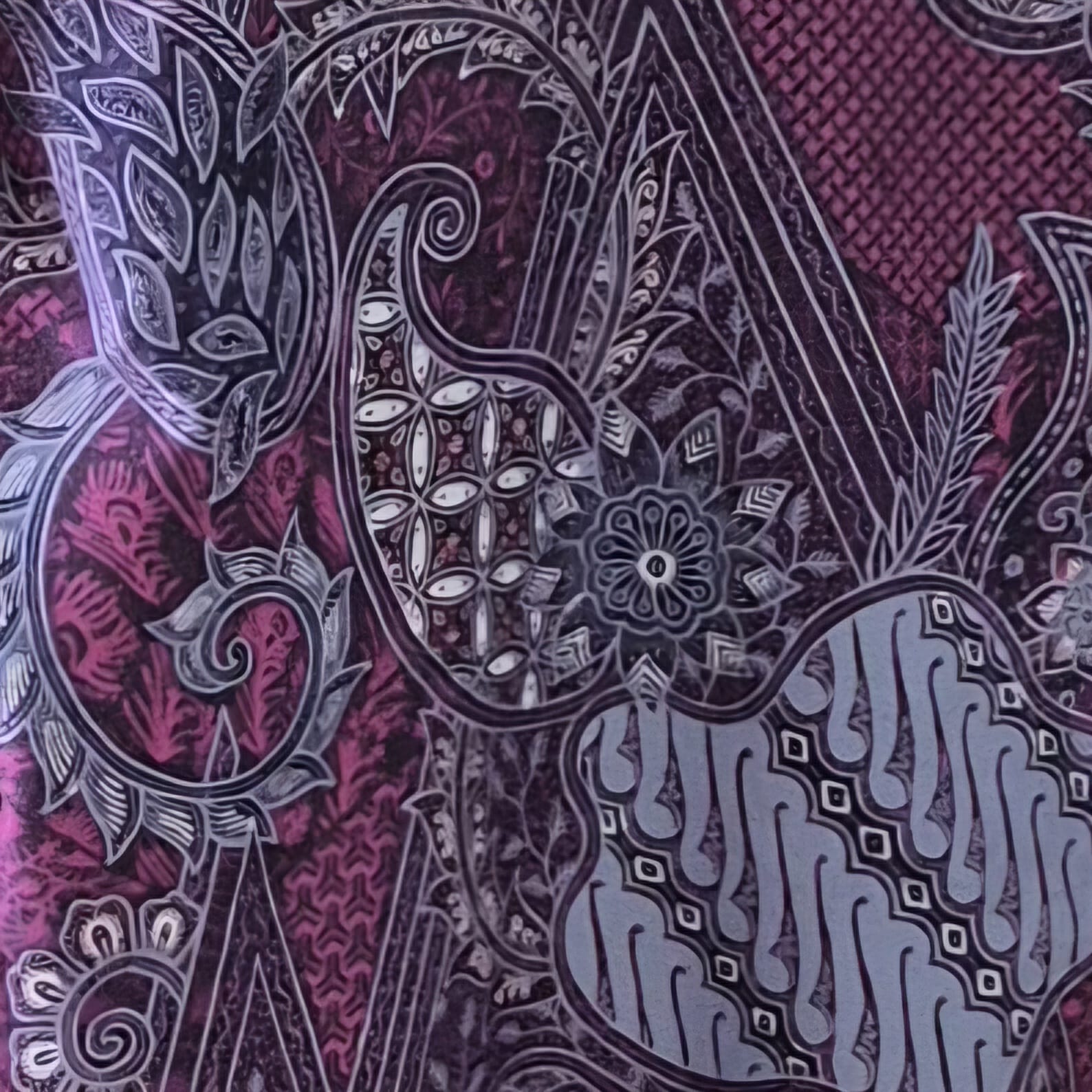 Regular Batik Men's Long Sleeve Shirt