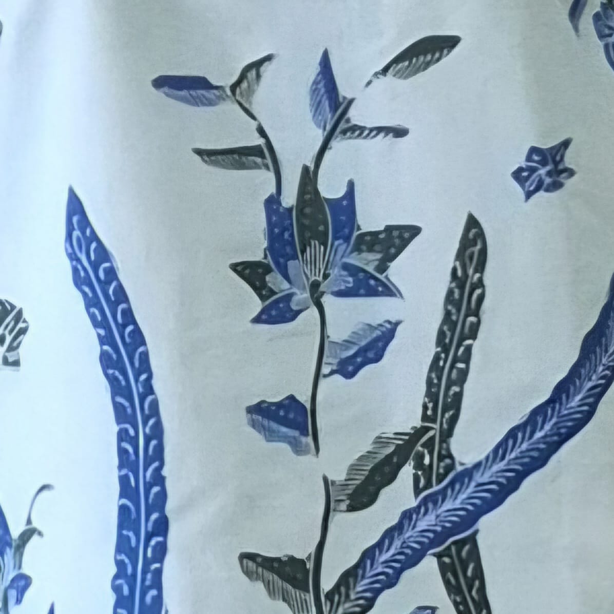 Batik Tulis 2 Buttons Cheongsam Relax Dress - XS