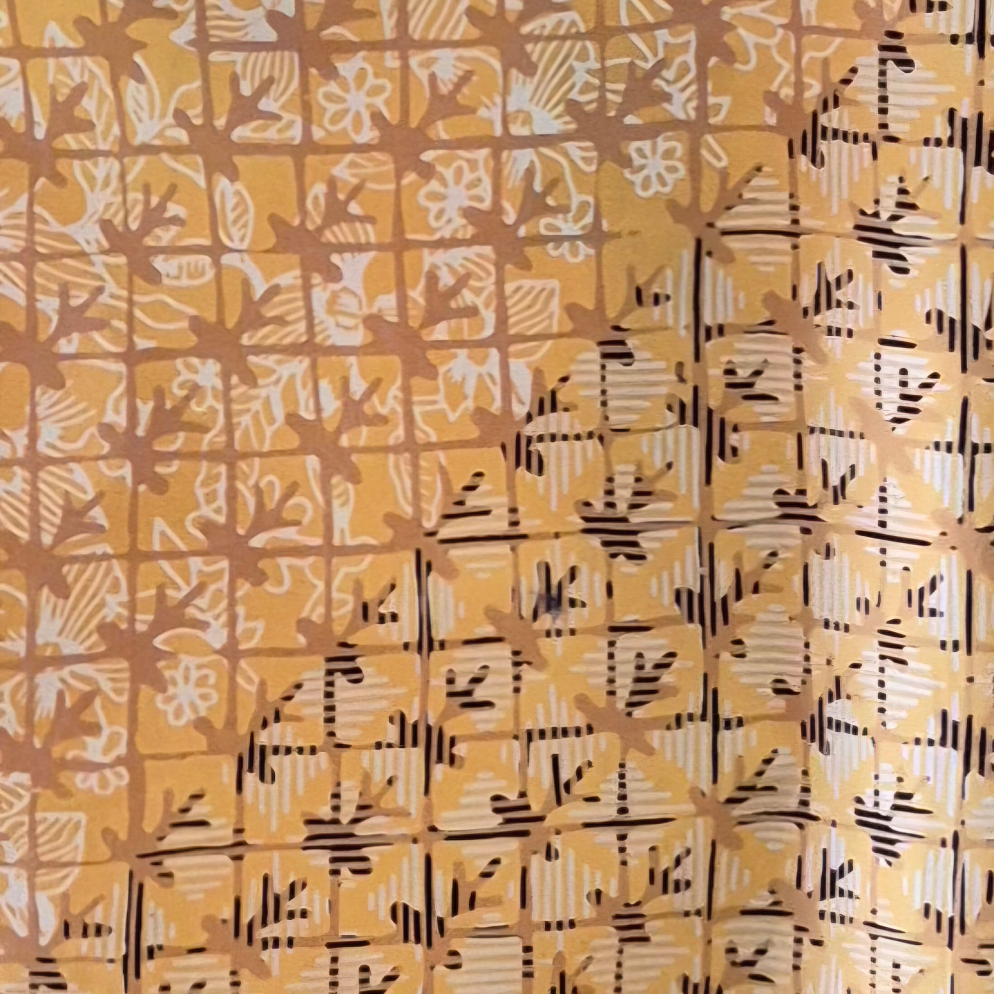 Batik Men's Short Sleeve Shirt - L