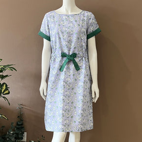 Japanese Cotton Front Tie Dress
