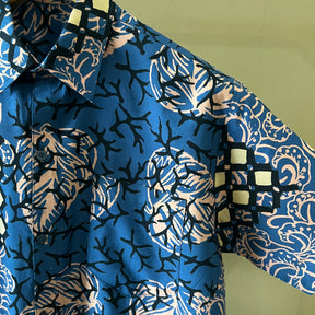 Batik Men's Short Sleeve Shirt - L