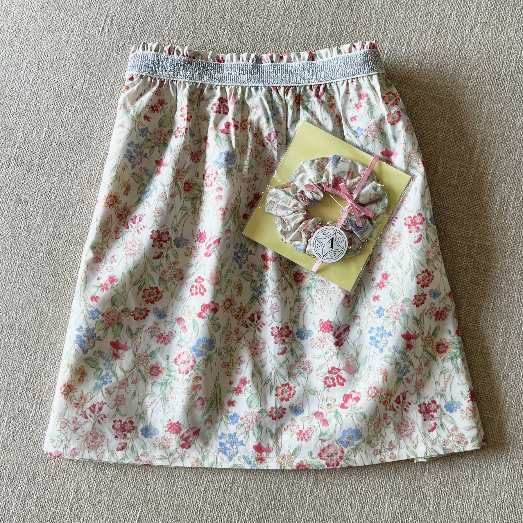 Little Girl's Skirt & Scrunchy Set