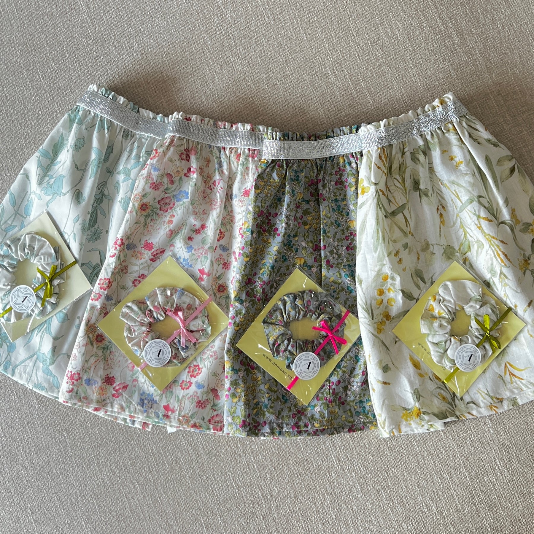 Little Girl's Skirt & Scrunchy Set